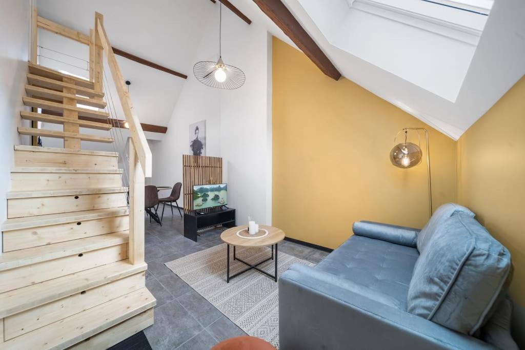 Апартаменты Le Duplex Moutarde Чалон-Сур-Салне Экстерьер фото